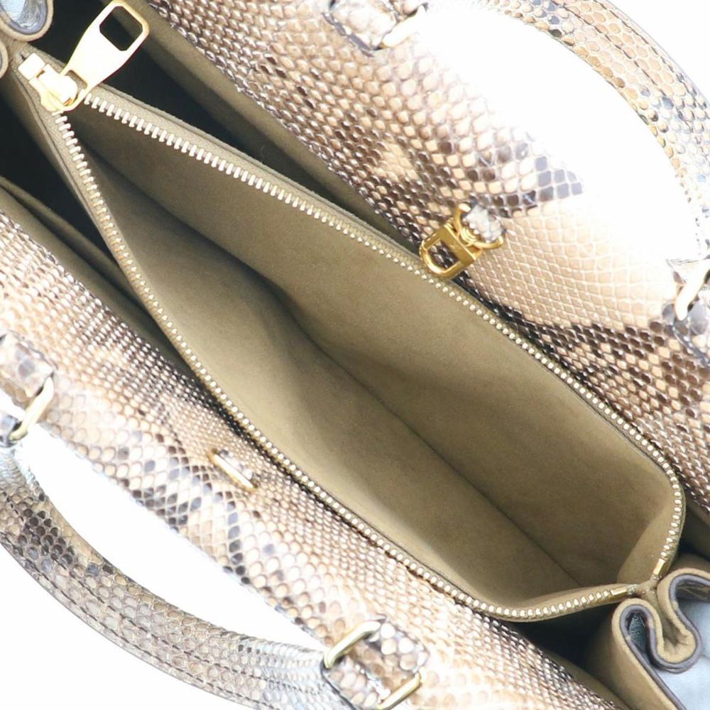 Louis Vuitton Python Handbag Monogram Venus Brown - image 7